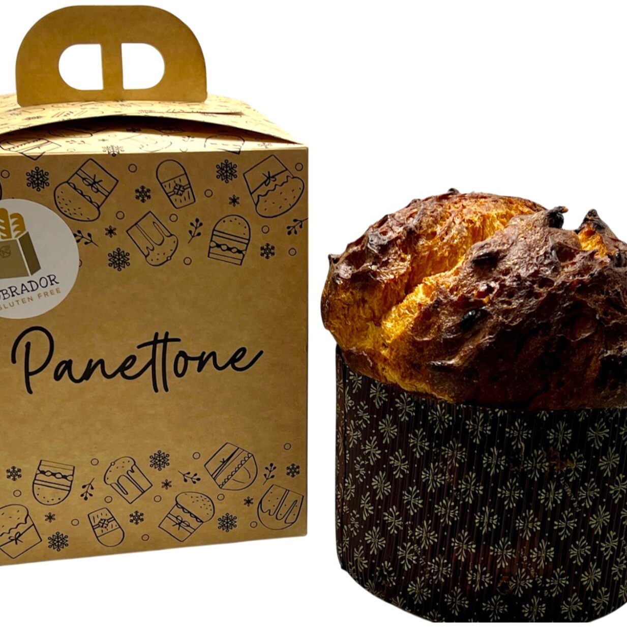 Panettone con chips de chocolate