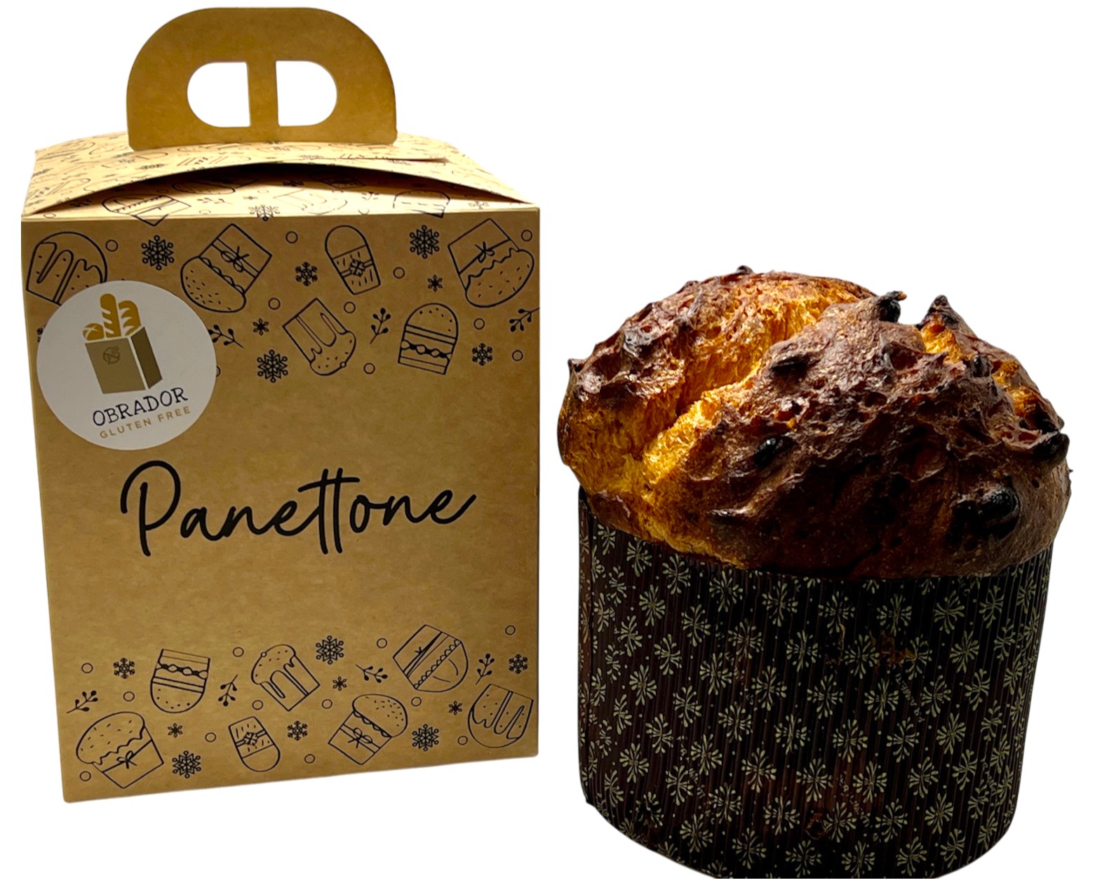 Panettone con chips de chocolate