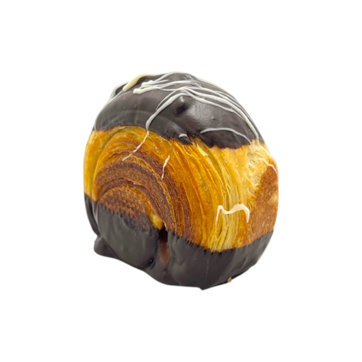 Cruroll relleno de crema de chocolate y avellanas