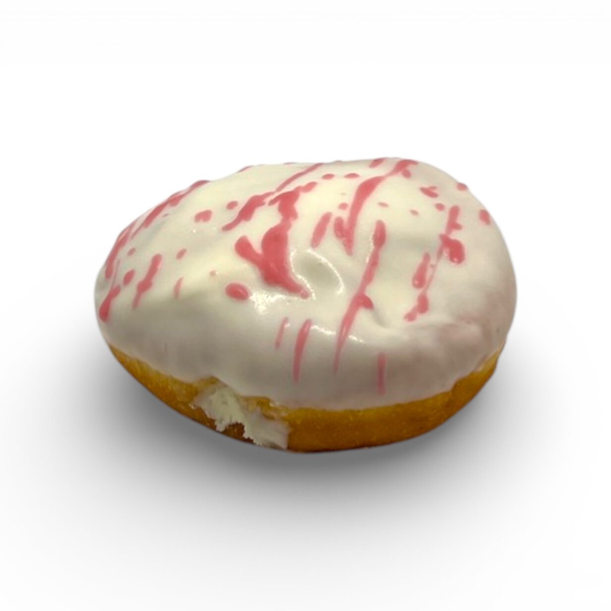 Berlina farcida de xocolata blanca