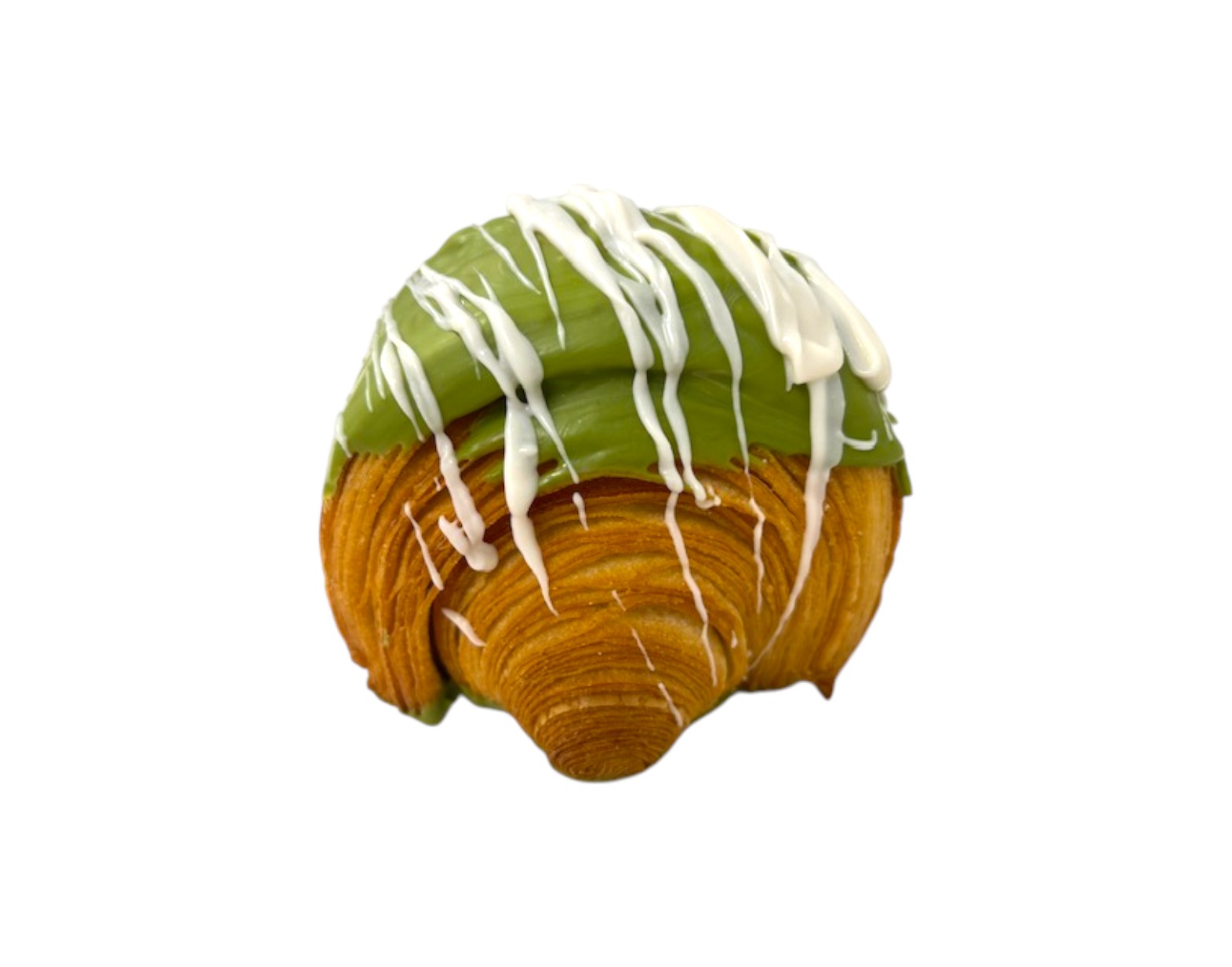 Cruroll relleno de crema de pistachos